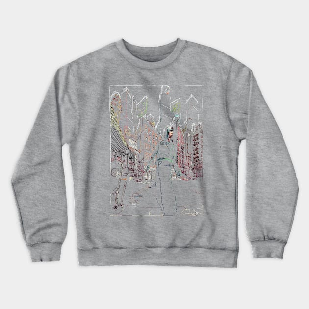 5 min in NY CITY - Smoker Crewneck Sweatshirt by romain